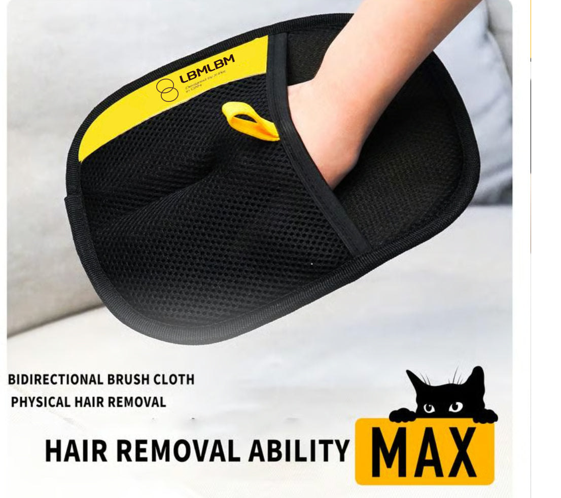 【✨Last Day Promotion 49% OFF】LBMLBM™ Pet Hair Removal Gloves for Cat & Dog | Reusable Electrostatic Double Sided Grooming Glove for Couch, Carpet, Clothing |⚡2025 Newly Upgraded Removal Tool