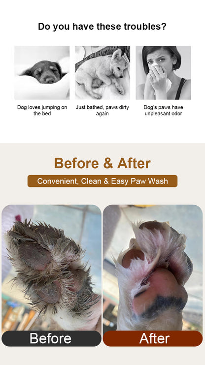 2025 Trendy Design🔥Dog Paw Cleaner – 360° Soft Bristle Cup for Muddy Paws, Fits All Breeds & Cats | Limited Offer: 31% Off on 2+