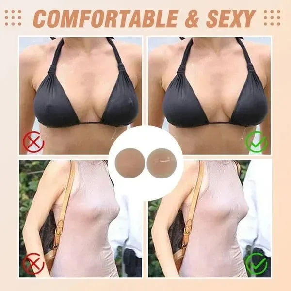 Bestselling 🏆 Go Braless! Seamless Cake Covers (Latex-free and 100% Medical Silicone)