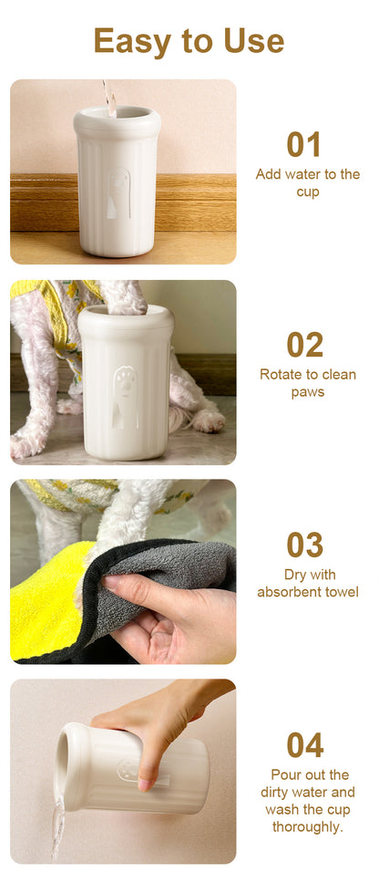 2025 Trendy Design🔥Dog Paw Cleaner – 360° Soft Bristle Cup for Muddy Paws, Fits All Breeds & Cats | Limited Offer: 31% Off on 2+