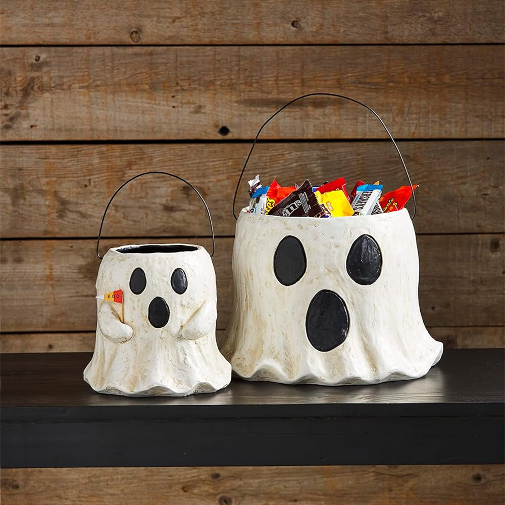 🔥🔥Halloween hot sales！Handmade Halloween Treat Buckets